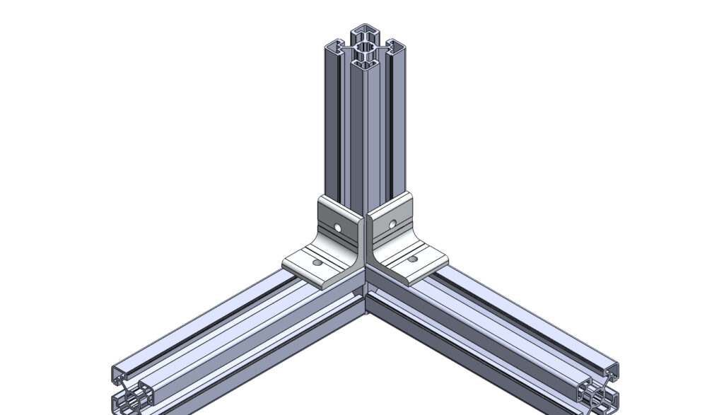 Cantoneira L Extrudada Para Perfil De Alum Nio X Alumaker