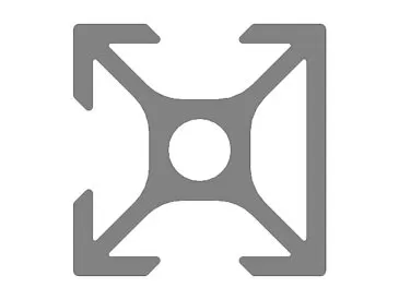 Perfil Alumínio 20x20 Face V-Slot