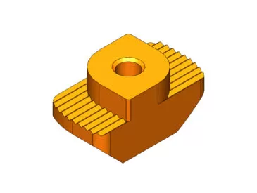 Porca T Martelo M4 para Perfil Alumínio Canal 10mm Porca T Martelo M4 para Perfil Alumínio Canal 10mm
