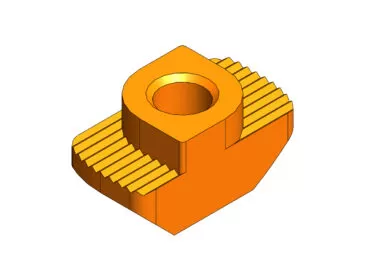 Porca T Martelo M6 para Perfil Alumínio Canal 10mm Porca T Martelo M6 para Perfil Alumínio Canal 10mm