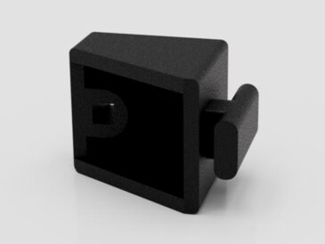 Bloco de Fixação de Chapas para Perfil de Alumínio Base 40