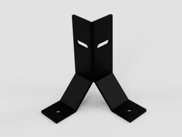 Cantoneira de Piso Dupla para Perfil de Alumínio