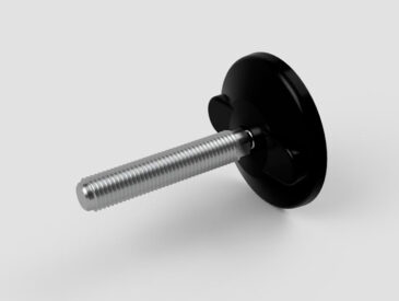 Pé de Nivelamento Base 80 M16X100 para Perfil de Alumínio