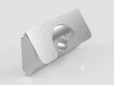 Porca Meia Cana M5 - Base 30/40 para Perfil Alumínio