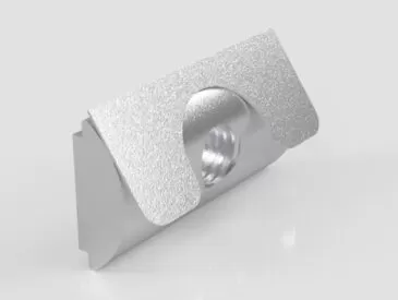 Porca Meia Cana M5 - Base 30/40 para Perfil Alumínio