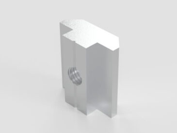 Porca Trapezoidal M6 - Canal 8 para Perfil Alumínio Porca Trapezoidal M6 - Canal 8 para Perfil Alumínio