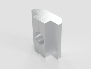 Porca Trapezoidal M8 - Canal 8 para Perfil Alumínio Porca Trapezoidal M8 - Canal 8 para Perfil Alumínio