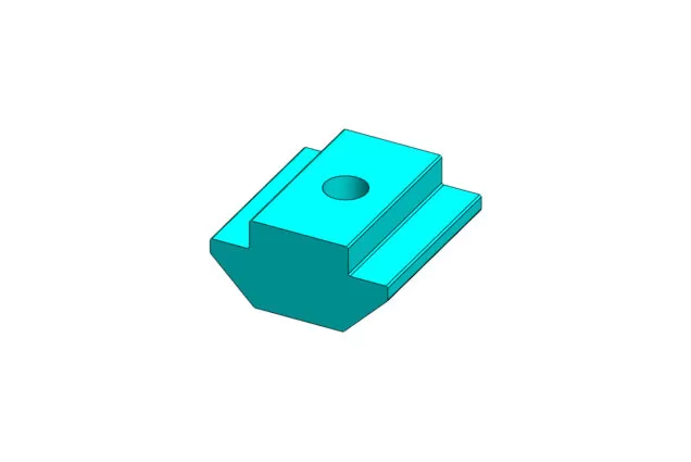 Porca T Deslizante M5 para Perfil Alumínio Canal 10mm