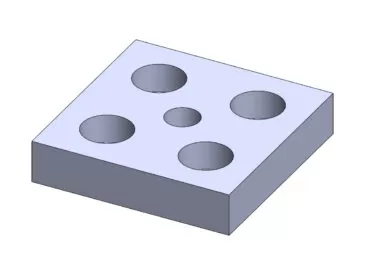 PLACA BASE PARA PERFIL 60X60