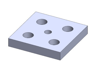 PLACA BASE PARA PERFIL 80X80