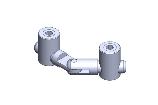 Conector Topo em Angulo Para Perfil de Alumínio - Base 40/45