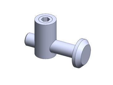 Conector Universal Para Perfil de Alumínio - Base 30 M8