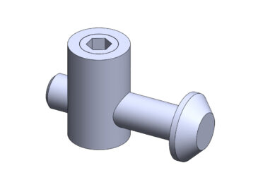 Conector Universal Para Perfil de Alumínio - Base 40/45 M12