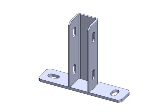 SAPATA DE FIXAÇÃO EM T P/ PERFIL 30X30