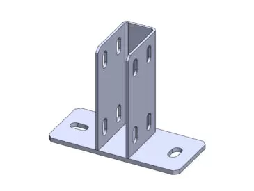 SAPATA DE FIXAÇÃO EM T P/ PERFIL 30X60