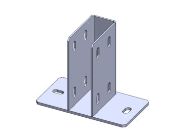 SAPATA DE FIXAÇÃO EM T P/ PERFIL 40X80 SAPATA DE FIXAÇÃO EM T P/ PERFIL 40X80