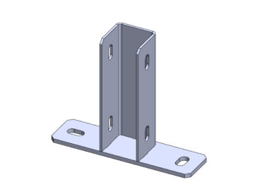 SAPATA DE FIXAÇÃO EM T P/ PERFIL 40X40 SAPATA DE FIXAÇÃO EM T P/ PERFIL 40X40