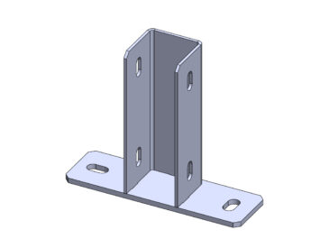 SAPATA DE FIXAÇÃO EM T P/ PERFIL 45X45 SAPATA DE FIXAÇÃO EM T P/ PERFIL 45X45
