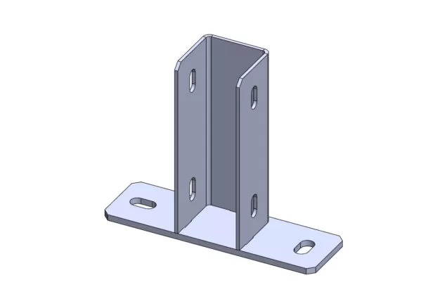 SAPATA DE FIXAÇÃO EM T P/ PERFIL 45X45