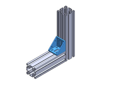 Cantoneira Injetada para Perfil de Alumínio 60x60