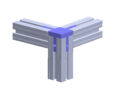 CONECTOR DE TOPO 3 VIAS BASE 40