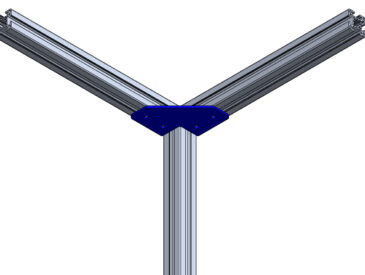 PLACA DE UNIÃO ESQUADRO 90X90 TRANSVERSAL (E.F 30MM) #3MM